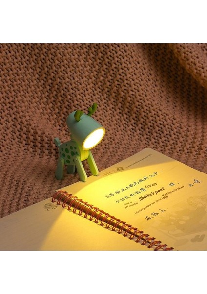 Yeni Benekli Köpek Yavrusu Mini Lamba Masaüstü Lambası Karikatür Sevimli Süsler (Yurt Dışından) modelleri