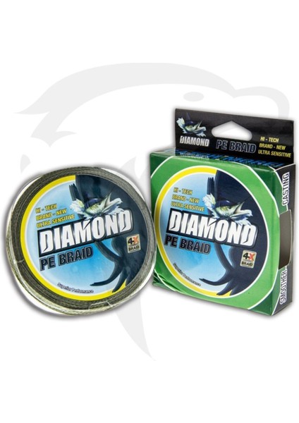 Diamon Pe Braid 4x Örgü Ip Misina 100MT Yeşil fiyatları