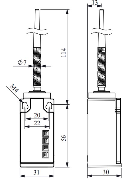 L5K13SOP101 ,plastik Gövde KONTAK-1A1K Spiral Sınır Sivic fiyatları