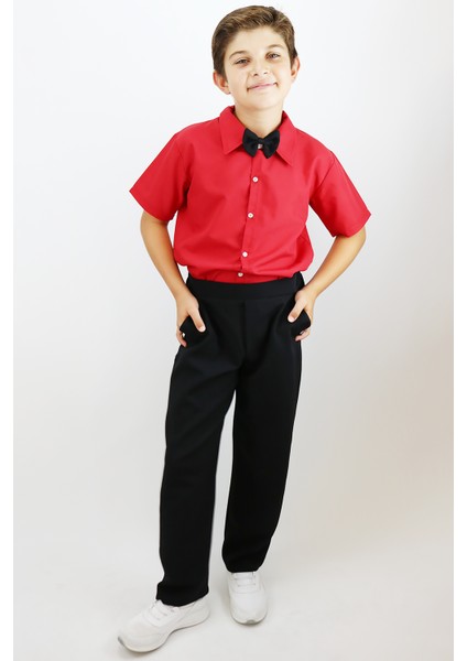 Erkek Çocuk Santino Papyonlu Alt Üst Takım 23 Nisan 29 Ekim 10 Kasım 19 Mayıs Gösteri Kıyafeti