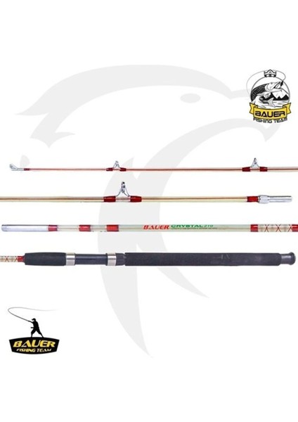 Bauer Crystal Dolgu Şeffaf 270 cm Olta Kamışı fiyatları