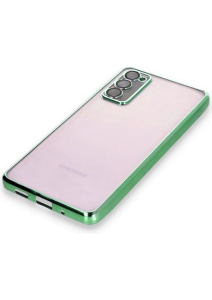 Samsung Galaxy S20 Fe Kılıf Lensli Silikon - Yeşil fırsatları