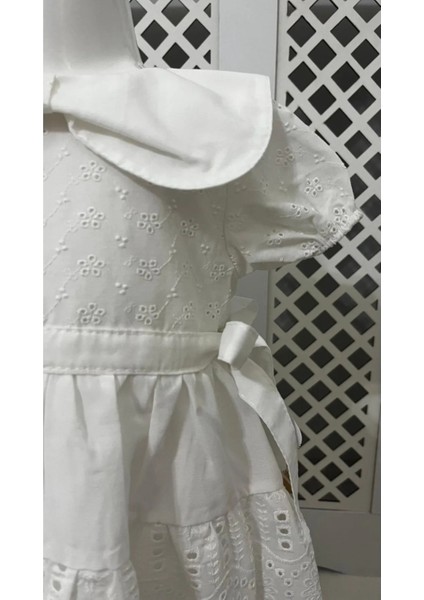 Kız Çocuk Fisto İşlemeli Elbise modelleri