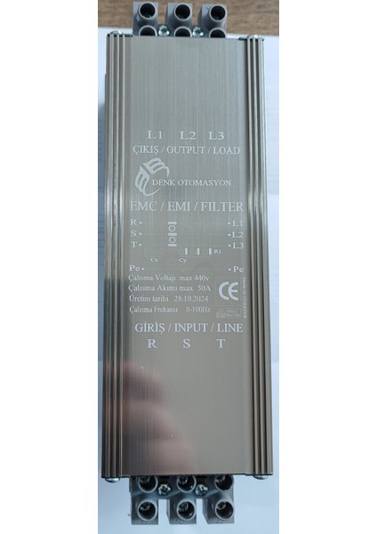 DP50 ,3-Faz 380V/50A Emc Filtre