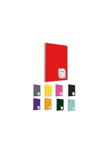 Çınar Colormaxi 72 Yaprak A4 3 Çizgili 2 Kareli Defter