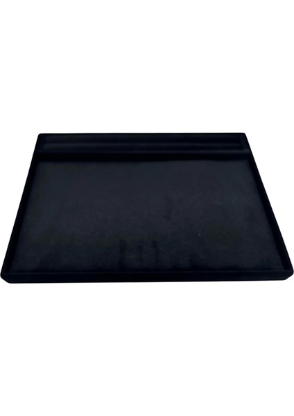 Yeni Model Tay Tüyü Siyah Renk 24X34 cm Yanları Sosisli Servis Sunum Tablası modelleri
