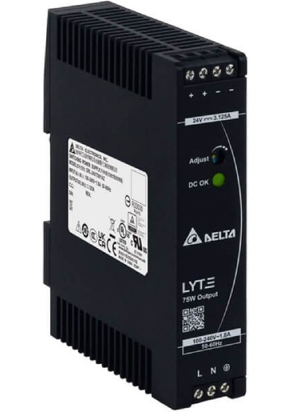 DRL-24V75W1AZ ,110V..220VAC 24VDC/3.13A Güç Kaynağı