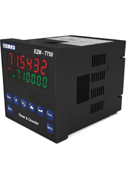 EZM-7750.10010/0001/0000 ,72X72MM 110V..220VAC 6-Hane Sayıcı/takometre/zaman Röle