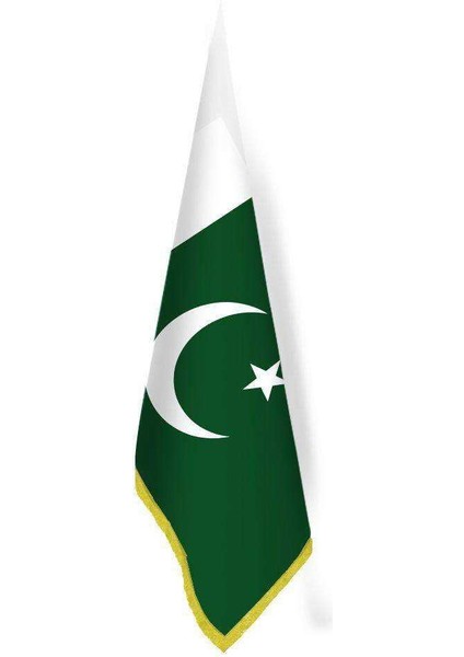 Pakistan Bayrağı - Ofis-Makam-Toplantı Odaları - Saçaklı Makam Bayrağı