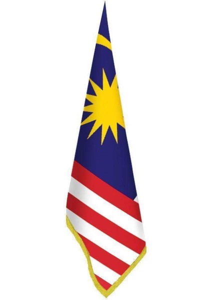 Malezya Bayrağı - Ofis-Makam-Toplantı Odaları - Saçaklı Makam Bayrağı