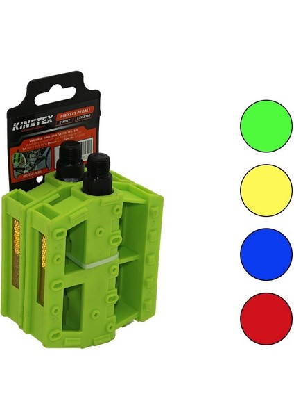 2pcs Büyük=9.8x8.4cm Bisiklet Pedalı Yan Reflektörlü (3791)