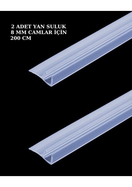 Duşakabin Yan Suluk F Fitil 2 Adet 200 cm 8 mm Camlar Için fiyatları