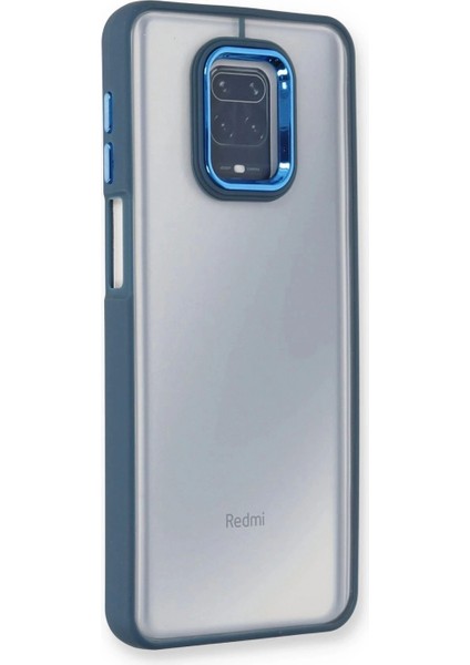 Xiaomi Redmi Note 9 Pro Kılıf Dora Kapak - Mavi