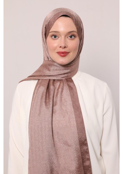 Gül Kurusu Halka Desen Monogram Şal modelleri