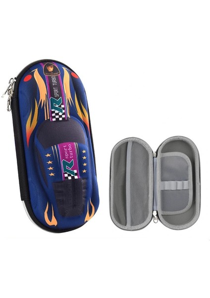 3D Yarış Arabası Kalem Kutuları Karikatürler Okul Kalem Kutusu Çocuklar Için Kırtasiye Kutusu Eva Pu Plastik Kalem Kutusu Çocuk Sevimli Kalem Çantası (Yurt Dışından)