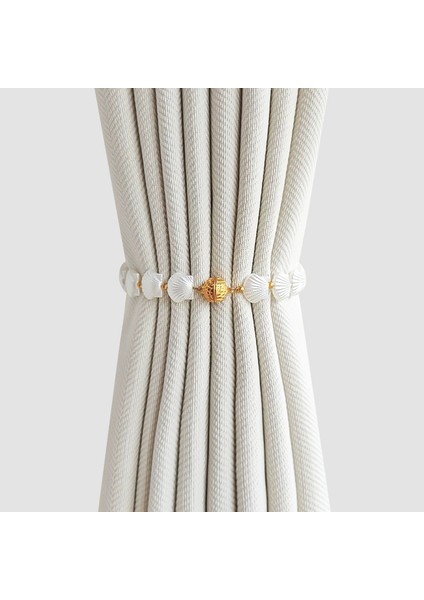 Manyetik Tokalar Ev Dekorasyonu Perde Tokaları Perde Tiebacks Dekoratif (Yurt Dışından)