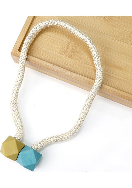 Rubik Küpü Manyetik Çift Paketli Basit Perde Tokası Kravat Ipi Aksesuarları Perde Kravat Bandı Dekorasyonu (Yurt Dışından)