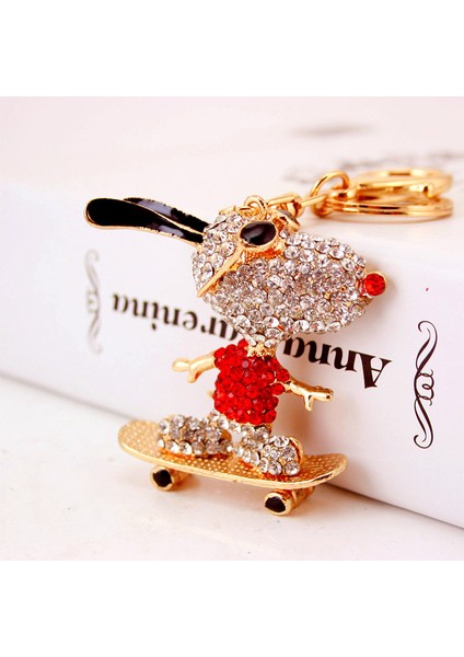 Kaykay Yavrusu Araba Anahtarlığı Çanta Charm Aksesuarı (Yurt Dışından)