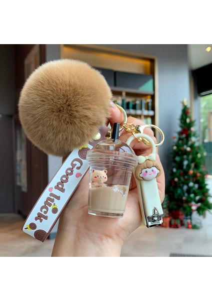 Anahtarlık Çekicilik Karikatür Tırnak Makası Araba Anahtarlık Çanta Çekicilik (Yurt Dışından)