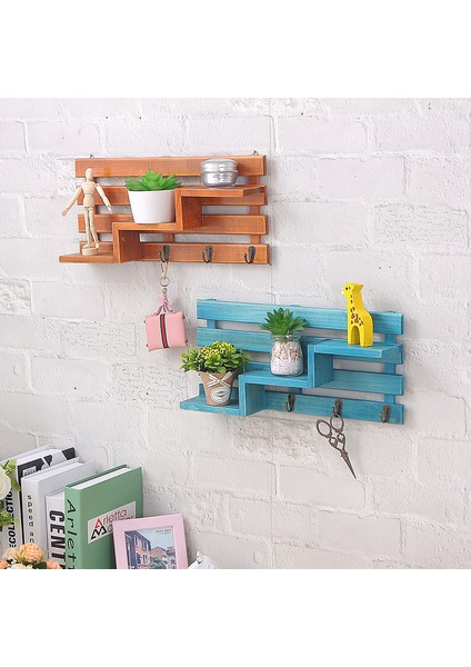 Vintage Duvar Yemek Odası Mern Giriş Kapısı Ev Dekoru Anahtar Rafı (Yurt Dışından) fiyatları