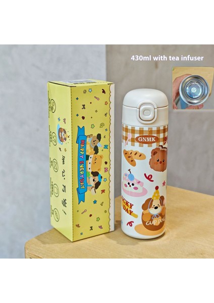 Yalıtımlı Kupa Sevimli Öğrenci Düz Içme Kupa Hediyelik Kupa (Yurt Dışından)