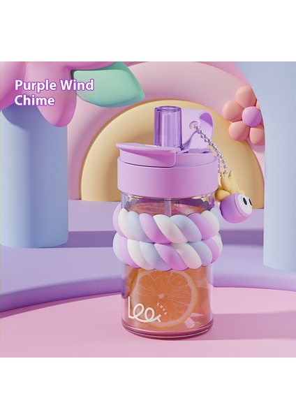 Cam Kupa Taşınabilir Su Kupa Sevimli Sütlü Kahve Kupa (Yurt Dışından)