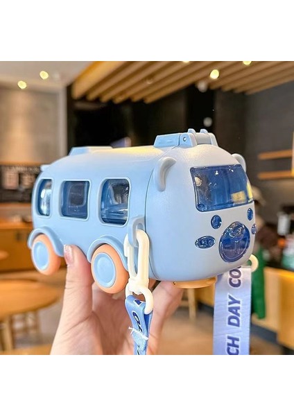 Çocuk Su Bardağı Taşınabilir Açık Zıplayan Plastik Bardak Bebek Otobüsü (Yurt Dışından)