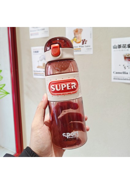 Spor Kupa Renkli Düz Içme Plastik Kupa Dış Mekan Bardakları (Yurt Dışından)