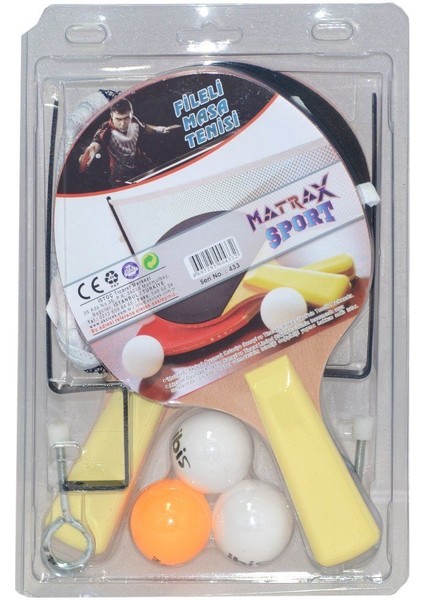 Kırmızı Fileli Masa Tenisi Raket Takımı fiyatları