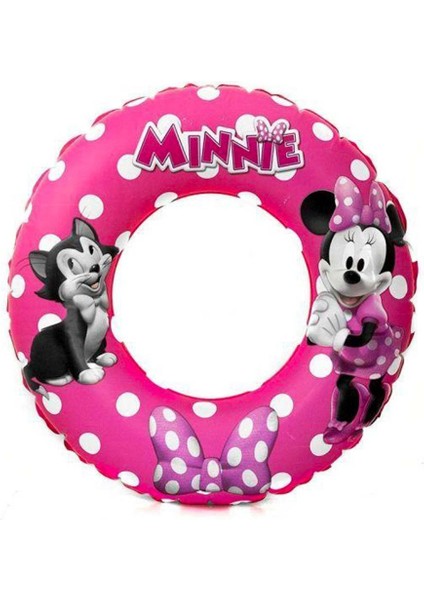 Minnie Simit 56 cm Pembe Renkli Çocuklar İçin Eğlenceli Yüzme Arkadaşı