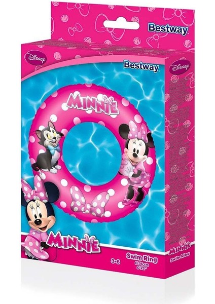 Minnie Simit 56 cm Pembe Renkli Çocuklar İçin Eğlenceli Yüzme Arkadaşı fiyatları