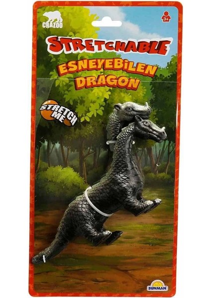 Ejderha - Esneyebilen Streç Çift Başlı Dragon - J7617R-SİYAH modelleri