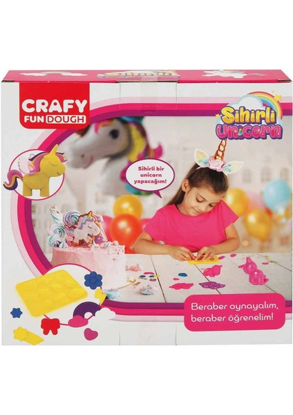 Sihirli Unicorn Oyun Hamuru Seti 11 Parça modelleri