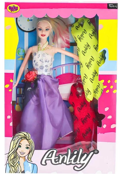 Anlily Fashion Style Tarz Bebek 2 Yedek Elbiseli