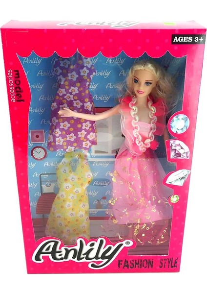Anlily Fashion Style Tarz Bebek 2 Yedek Elbiseli fiyatları