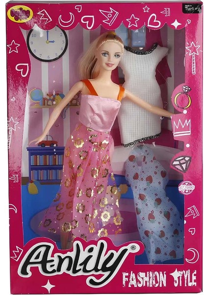 Anlily Fashion Style Tarz Bebek 2 Yedek Elbiseli modelleri