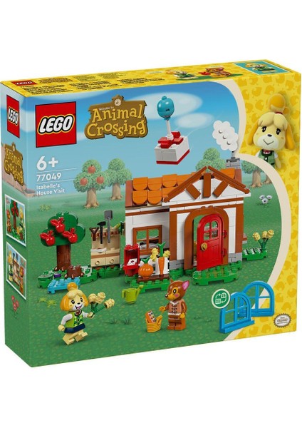 ® Animal Crossing™ Isabelle Ev Ziyaretinde 77049 - 6 Yaş & Üzeri Çocuklar için Yaratıcı Oyuncak Yapım Seti (389 Parça)