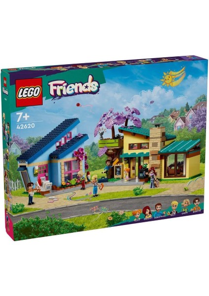 ® Friends Olly ve Paisley'nin Aile Evleri 42620 - 7 Yaş & Üzeri Çocuklar için Yaratıcı Oyuncak Yapım Seti (1126 Parça) indirimleri