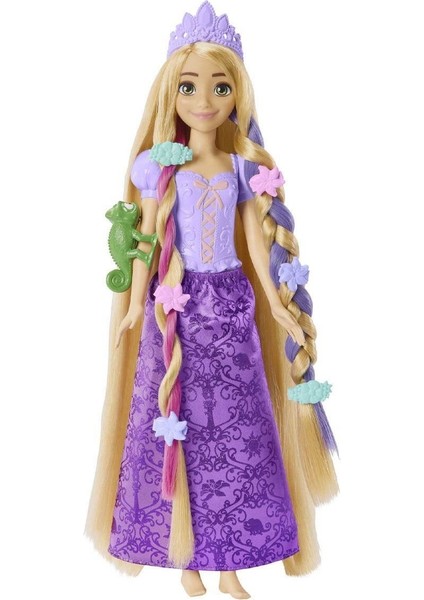 Disney Prenses Renk Değiştiren Sihirli Saçlı Rapunzel, 3 yaş ve üzeri, HLW18 modelleri