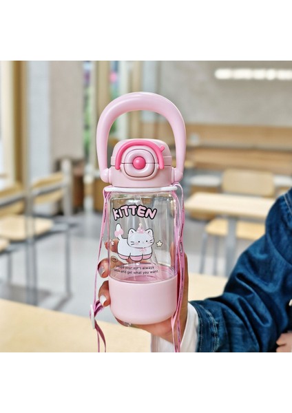 Çocuk Su Dağı Sevimli Öğrenciler Plastik Dak Çapraz Çapraz Büyük Kapasiteli Yaz Saman Dakları (Yurt Dışından)