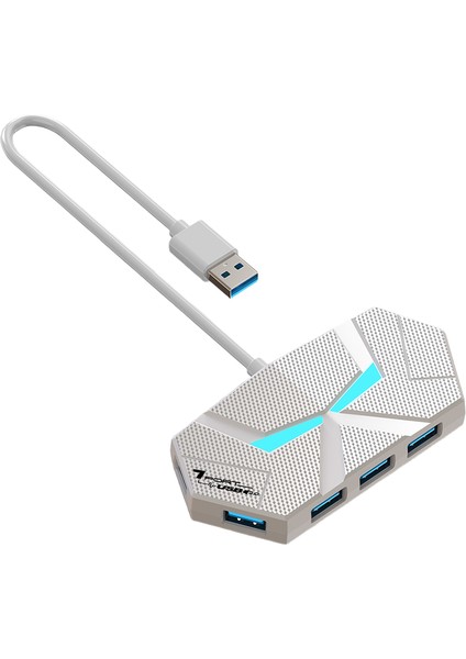"7 Port USB 3.0 Hub Type C Yerleştirme Istasyonu 5gbps Yüksek Hızlı Iletim Ayırıcı Adaptörü Dizüstü Bilgisayar Sabit Disk Fare Klavye Için " (Yurt Dışından)