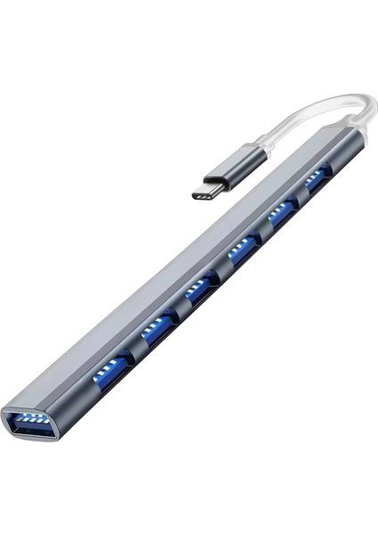 "usb 3.0 Hub USB 2.0 Hub USB C Hub Type C Hub Çoklu Ayırıcı Yüksek Hızlı 5gbps Pc Bilgisayar Için Çoklu Port USB A Hub Port 7 Port " (Yurt Dışından)