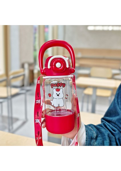 Çocuk Su Dağı Sevimli Öğrenciler Plastik Dak Çapraz Çapraz Büyük Kapasiteli Yaz Saman Dakları (Yurt Dışından)