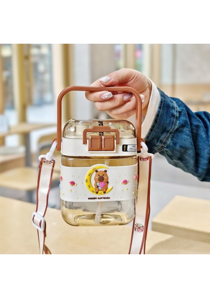 Pipetli Dak Öğrenci Karikatür Plastik Dak (Yurt Dışından)