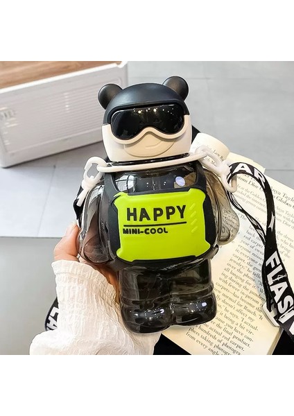 Çocuk Plastik Dak Büyük Kapasiteli Serin Ayı Su Şişesi Sevimli Öğrenci Dakları (Yurt Dışından)