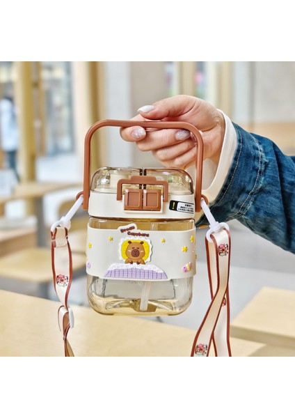 Pipetli Dak Öğrenci Karikatür Plastik Dak (Yurt Dışından)