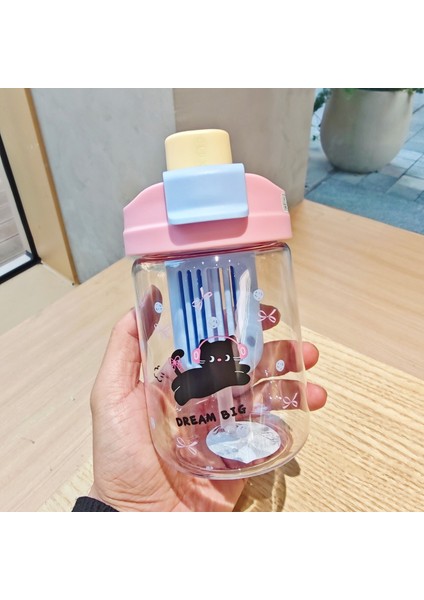 Sevimli Pipetli Kupa Öğrenci Kupa Hediyelik Kupa (Yurt Dışından)