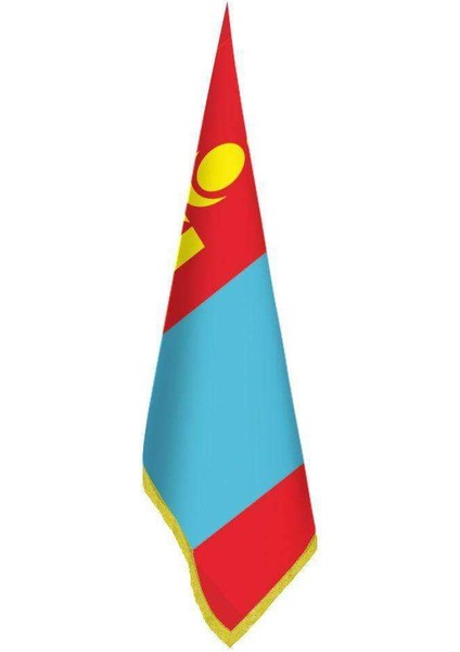 Moğolistan Bayrağı - Ofis-Makam-Toplantı Odaları - Saçaklı Makam Bayrağı