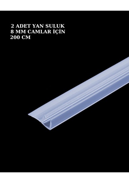 Duşakabin Yan Suluk F Fitil 200 cm 8 mm Camlar Için fiyatları