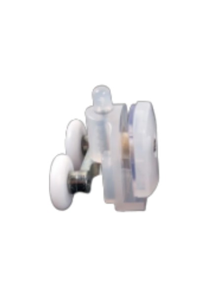 Duşakabin Tekerleği Alt Teker Plastik Gövde Şeffaf Teker Çapı 22 mm modelleri